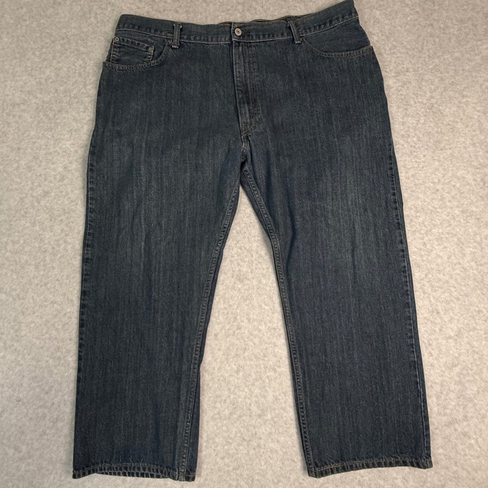 Levi's 559 Relaxed Straight Jeans Mens 42x27 Dark Wash Denim Blue Pants - Picture 2 of 16